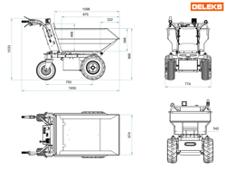 electric wheelbarrow xe500e