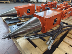 screw log splitter for mini excavator lsp18