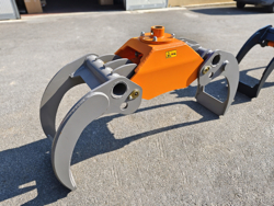 log grapple mini diggers forest crane or manure loading dk 18