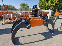 log grapple with fixed pendulum rotator for minidiggers and forest cranes dk 18 gr 100f