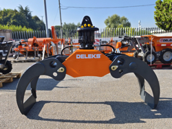 log grapple with fixed pendulum rotator for minidiggers and forest cranes dk 18 gr 100f