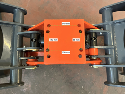 stone and sorting grapple for mini diggers and forest cranes dkp 15