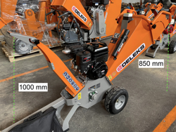petrol chipper shredder dk 500 bs