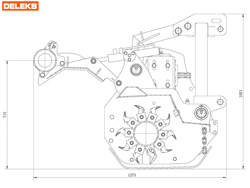 adjustable sideshift mower for tractors shredder mulcher gorilla 150