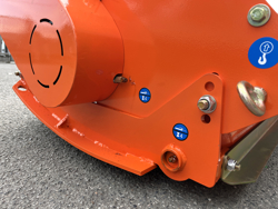 adjustable sideshift flail mower for 60 90hp tractors shredder with hammers mulcher mod tigre 200