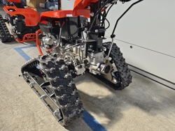 reversible crawler walking tractor loncin 420cc