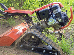 reversible crawler walking tractor loncin 420cc