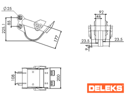 bucket for miniexcavator 200