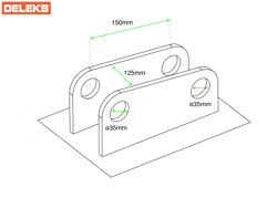 stone bucket for s280 miniexcavator 1000st