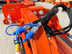 adjustable sideshift mower for tractors shredder mulcher cervo 160